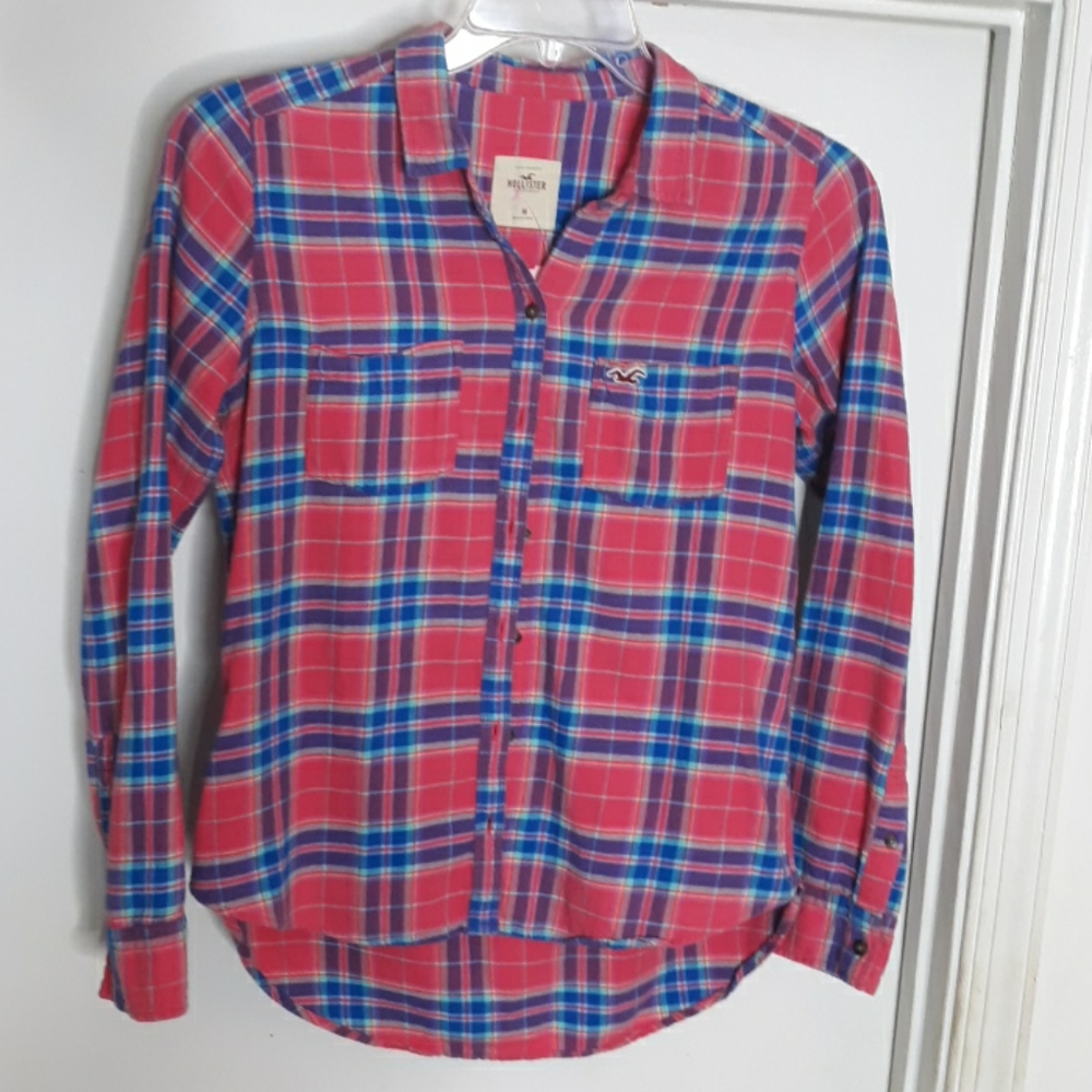NWT Hollister plaid shirt